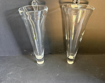 Wall Pocket, Crystal, Vintage ,Hand Blown, Open Stock, Sold Individually, RARE