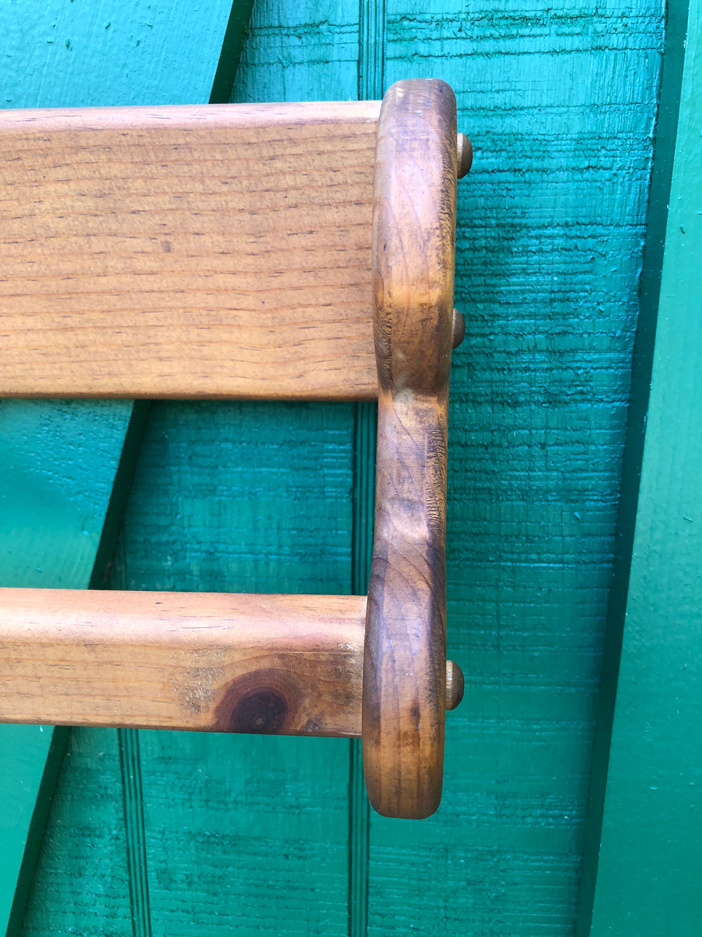 Quilt RackPine Wood Rack Bedroom Blanket Rack Hand Crafted Etsy