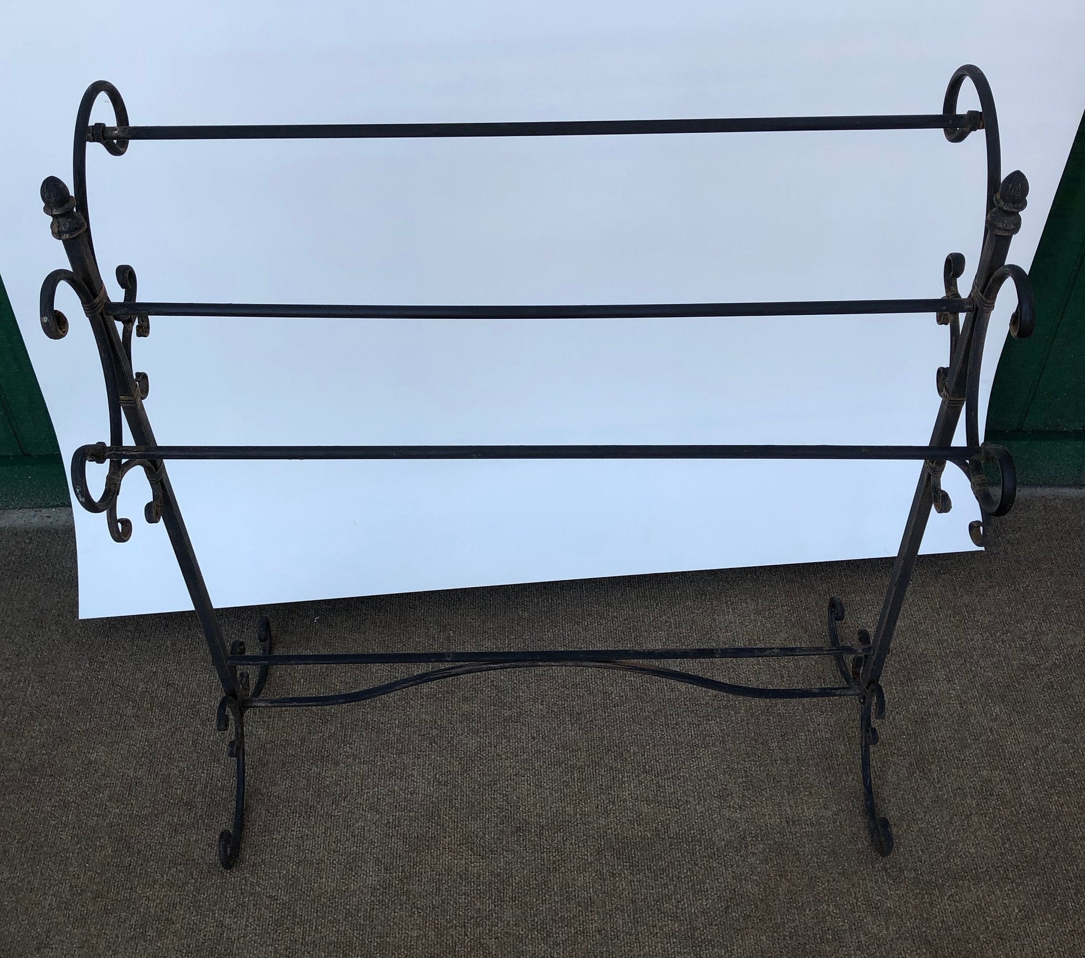 Longaberger Wrought Iron Quilt Rack Rod Holder | atelier-yuwa.ciao.jp