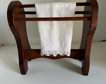 Old fashioned towel holder sale