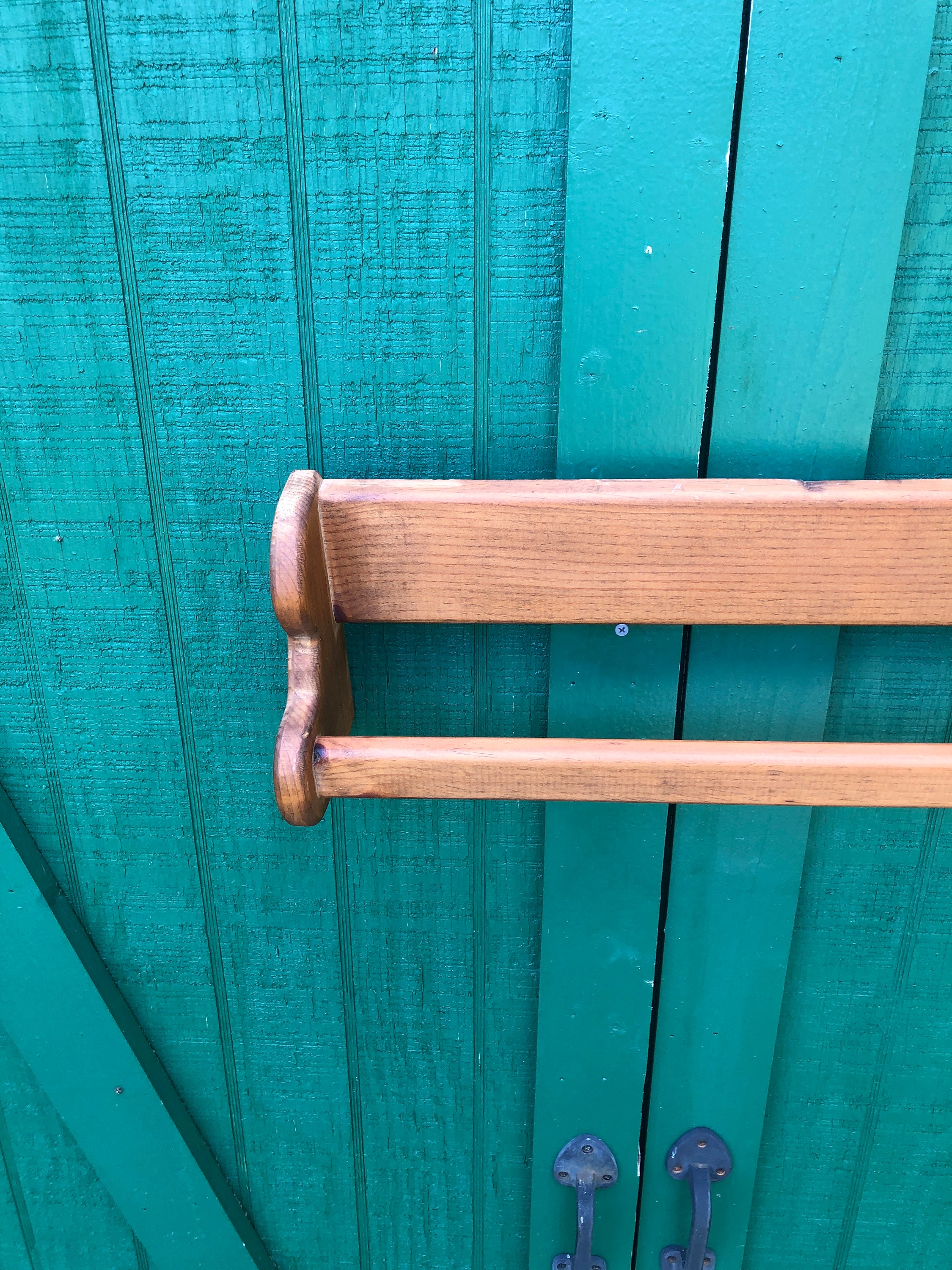 Quilt RackPine Wood Rack Bedroom Blanket Rack Hand Crafted Etsy