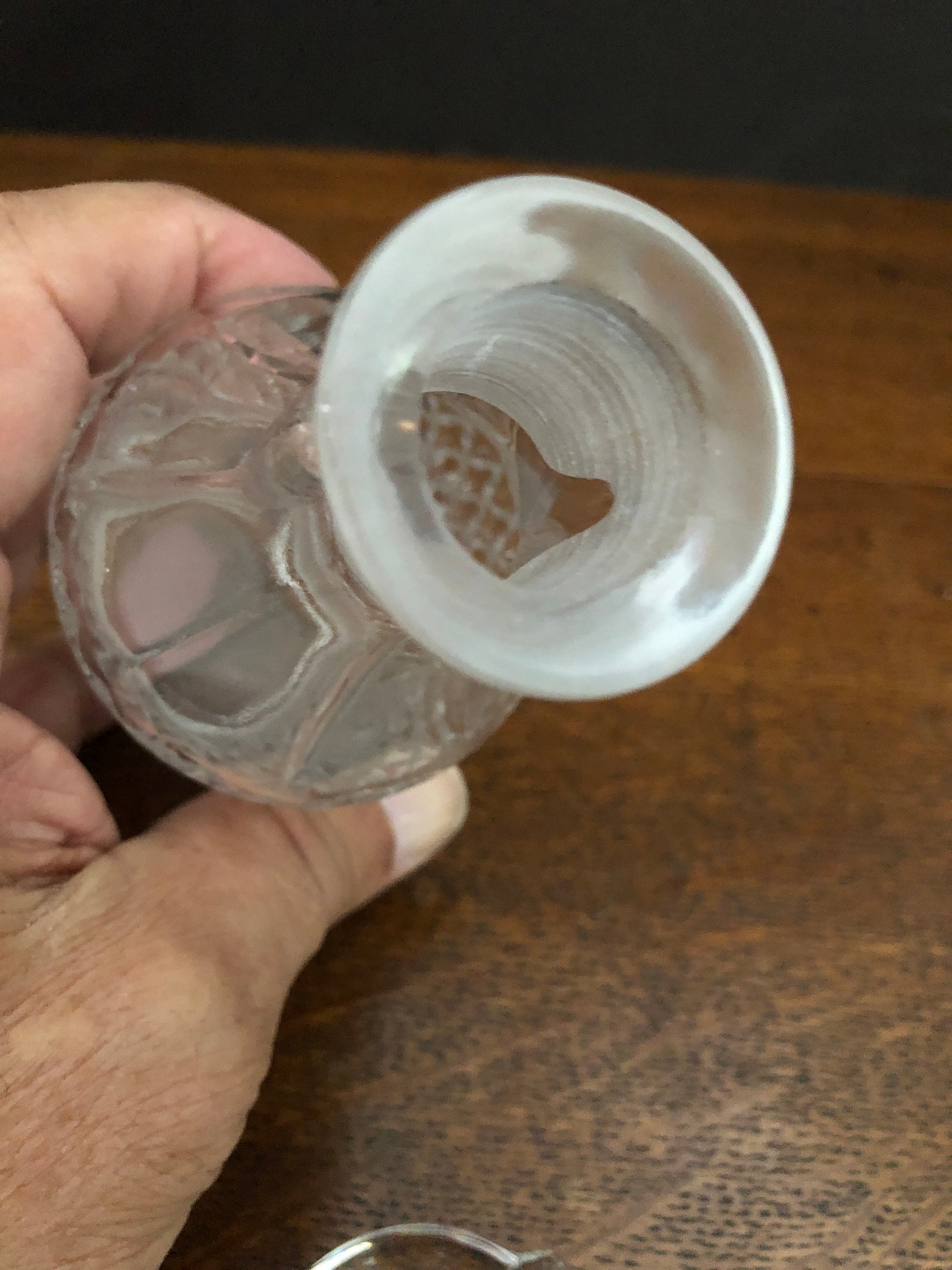 Glass Cruet Bar Cart Accessiory Hand Blown Stopper Sherry Etsy