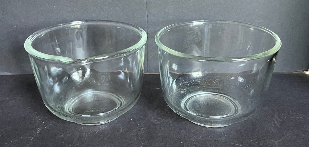 Sunbeam Mixer Bowl, Fire King Clear Glass, Replacement, Mixing Bowl