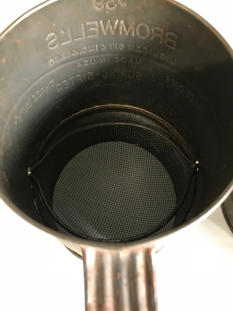 Bromwell Crank Handle Sifters Visible Measure Bromwell Etsy