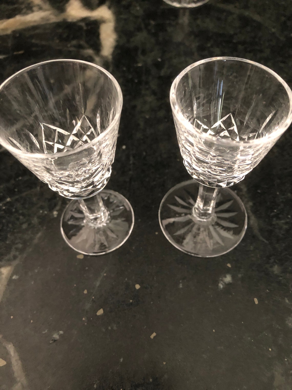 WATERFORD Cordials CRYSTAL Kildare Pattern Vintage Etsy