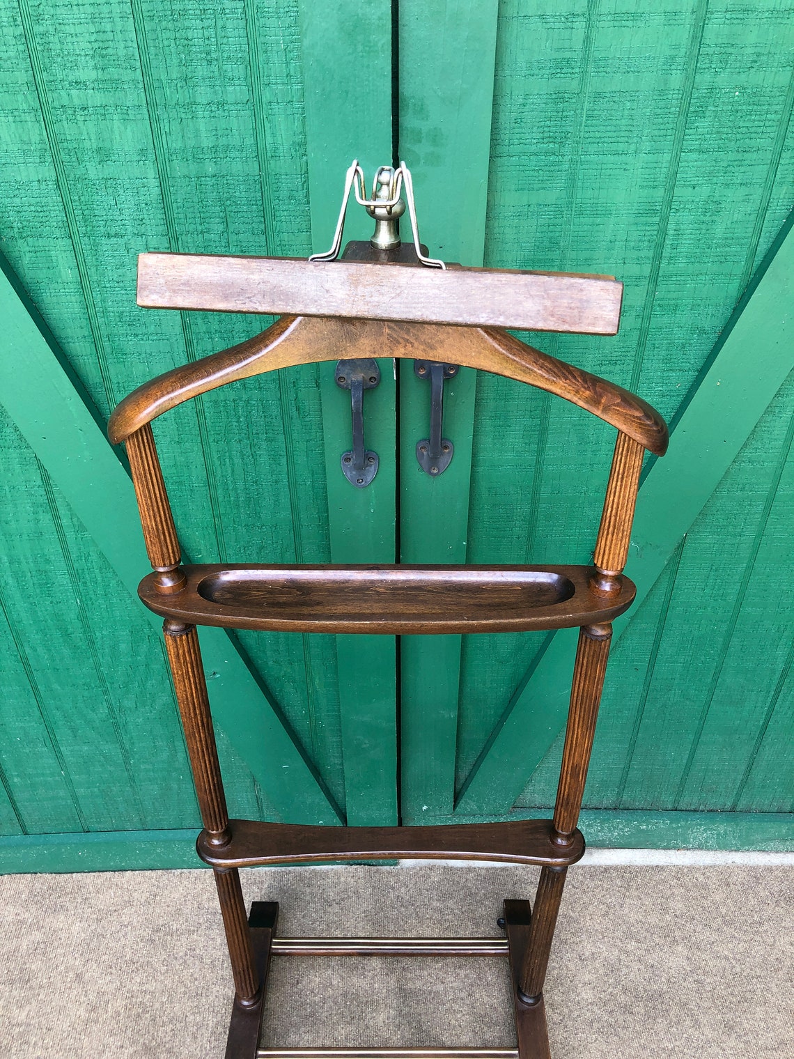 Tailors Valet Stand Butler Stand Mens Suit Stand Wheels Etsy