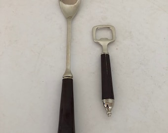 Bar Tools, Bar Cart Accessories, Cocktail Spoon, Bottle Opener, Church Key, Bar Tools, Drink Tools