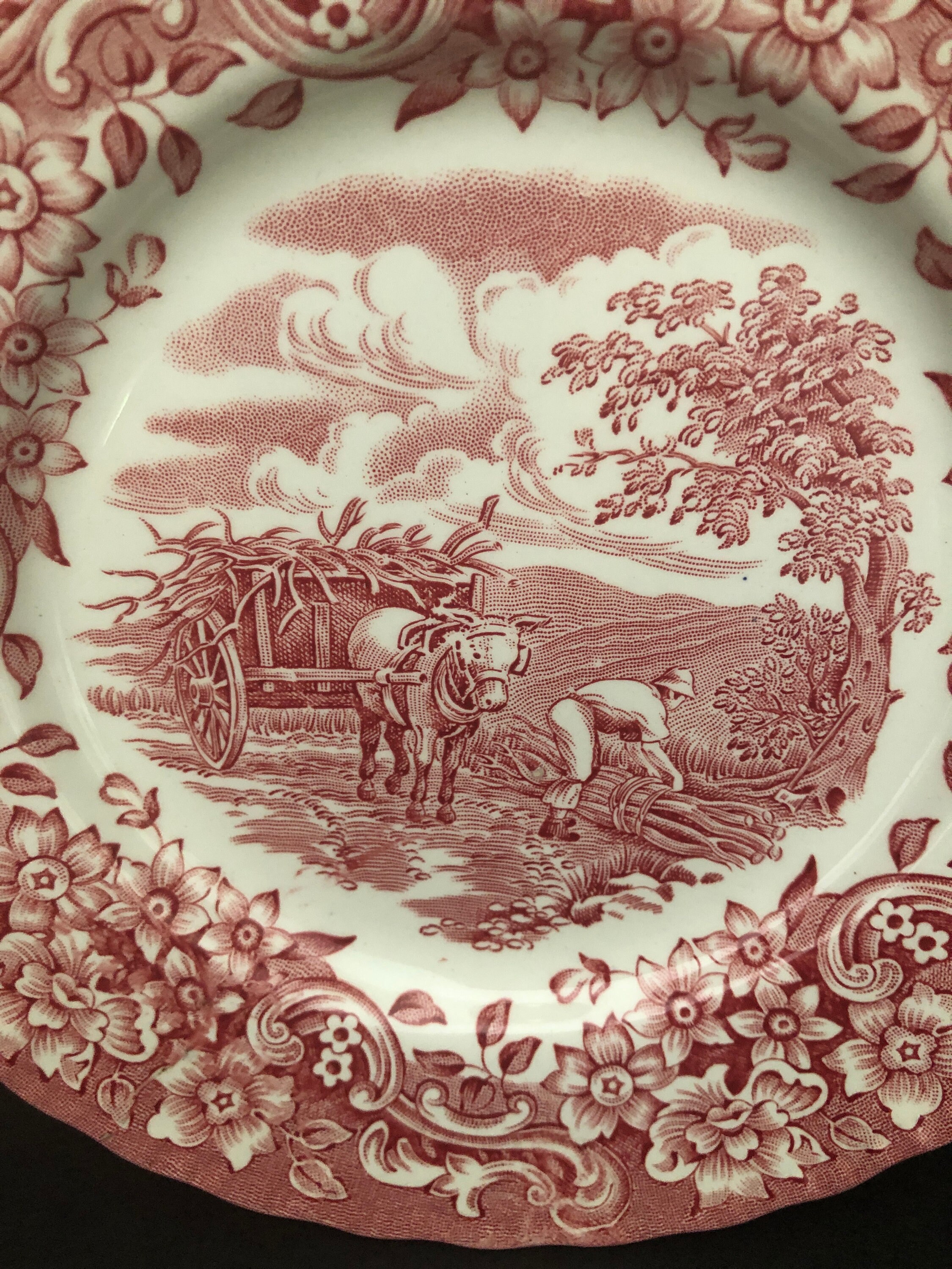 Royal Tudor, 17th Century & Old England Pattern, Made in England, Red ...