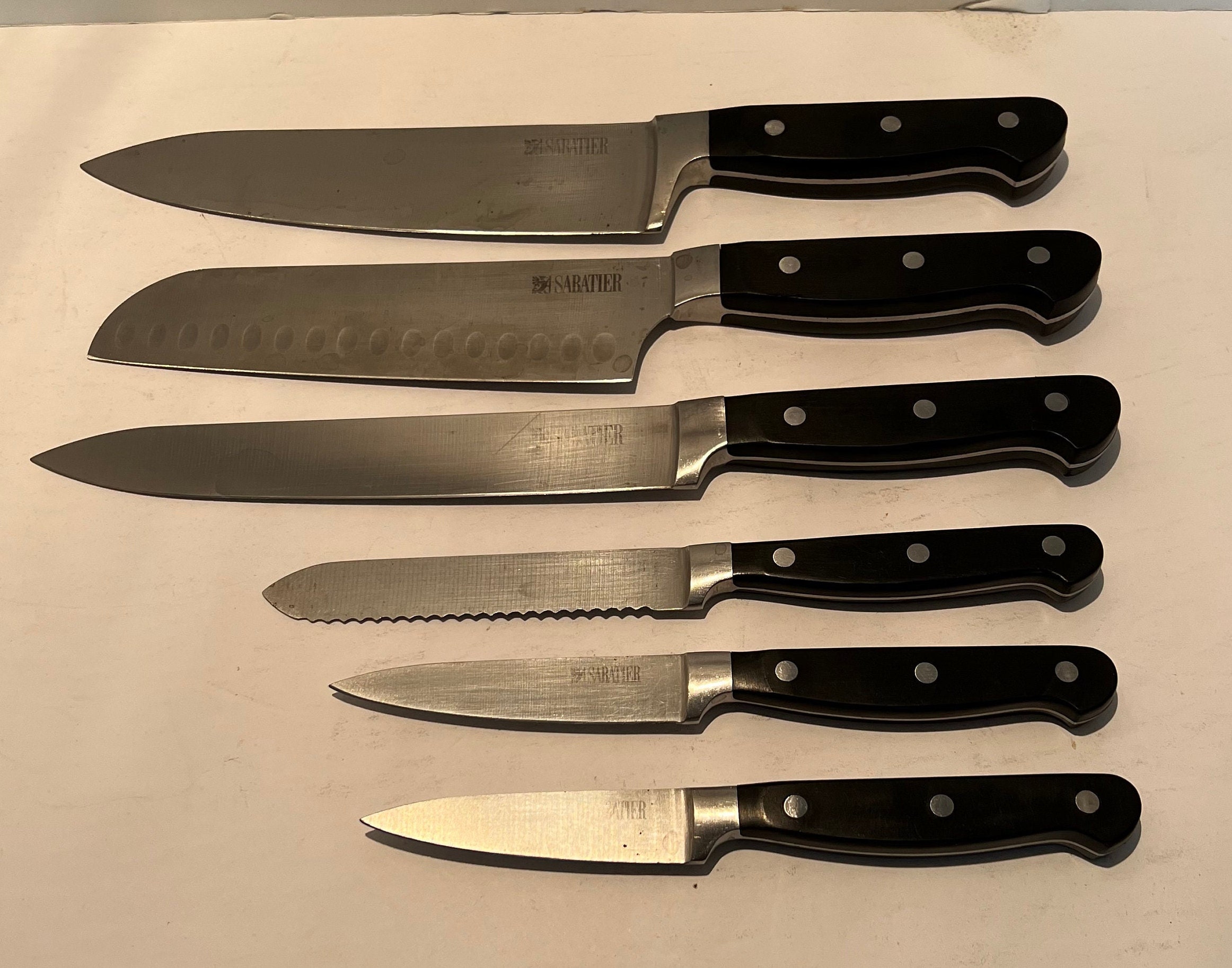 Emeril Lagasse 3-Piece Knife Set - Stamped Steel Kitchen Chefs