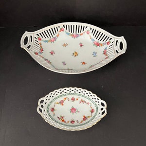 Shumann  Bavaria, Dishes Made In Germany,  Basket Weave Oval, Raised Shumann stamp, OPEN STOCK