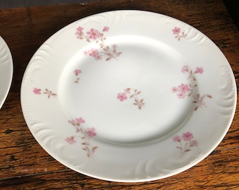 Haviland Limoges 花柄葉型皿 6枚セット Haviland Limoges 花柄葉型皿 6枚セット
