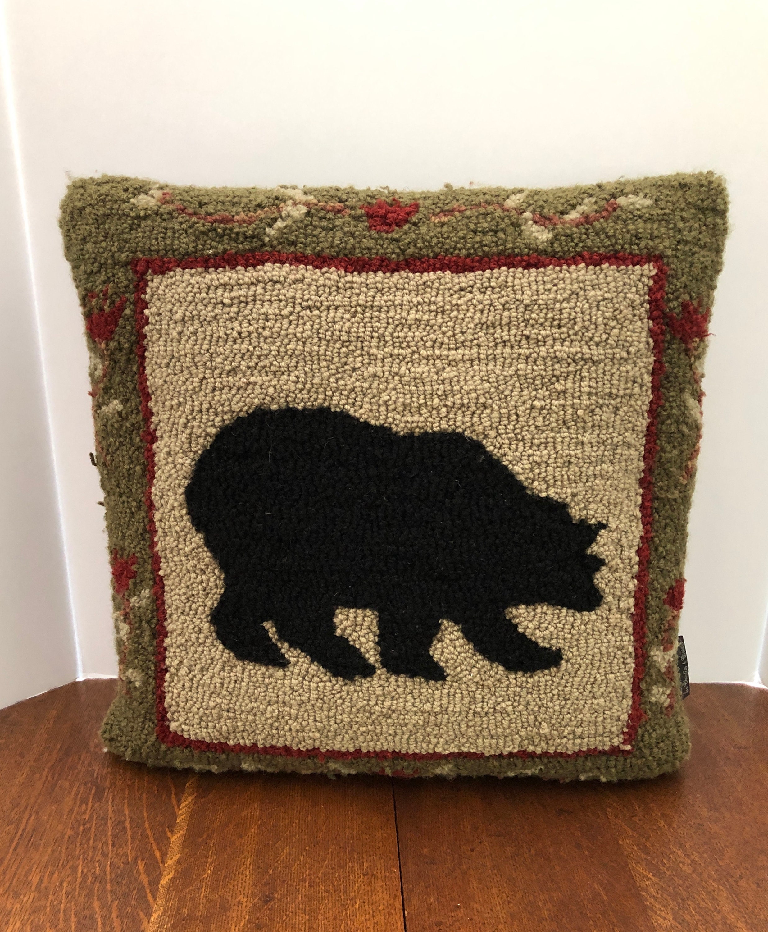 Forest Bear Natural Fabric Balsam Pillow