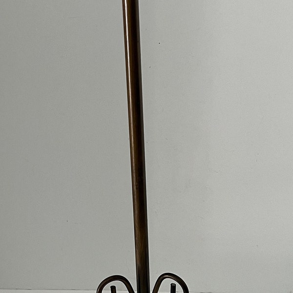 Metal Display Stand, Hat Display, Toilet Tissue Storage,  Brass Painted,  Paper Towel Holder