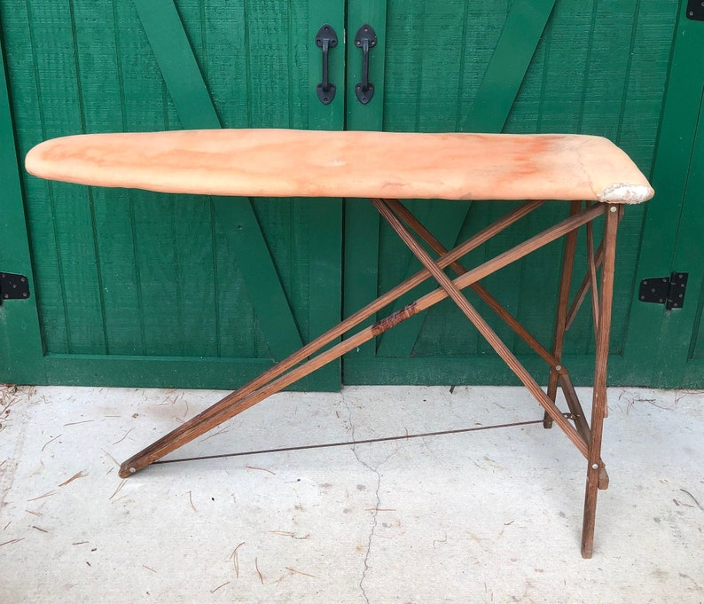 Antique Ironing Boardprimitive Pine Wood Ironing Board Super Etsy