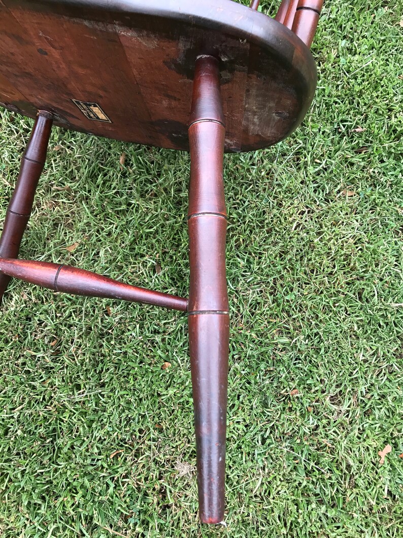 Windsor Chair Antique Nichols & Stone Gardner MassAntique Etsy