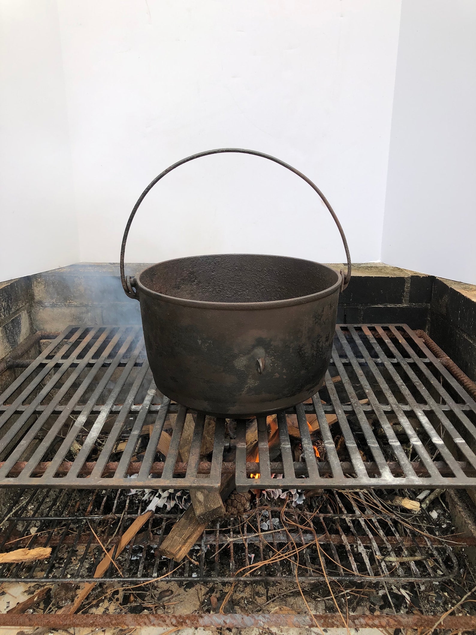 Antique Footed Cast Iron Pot Bail Circa early 1900 Etsy