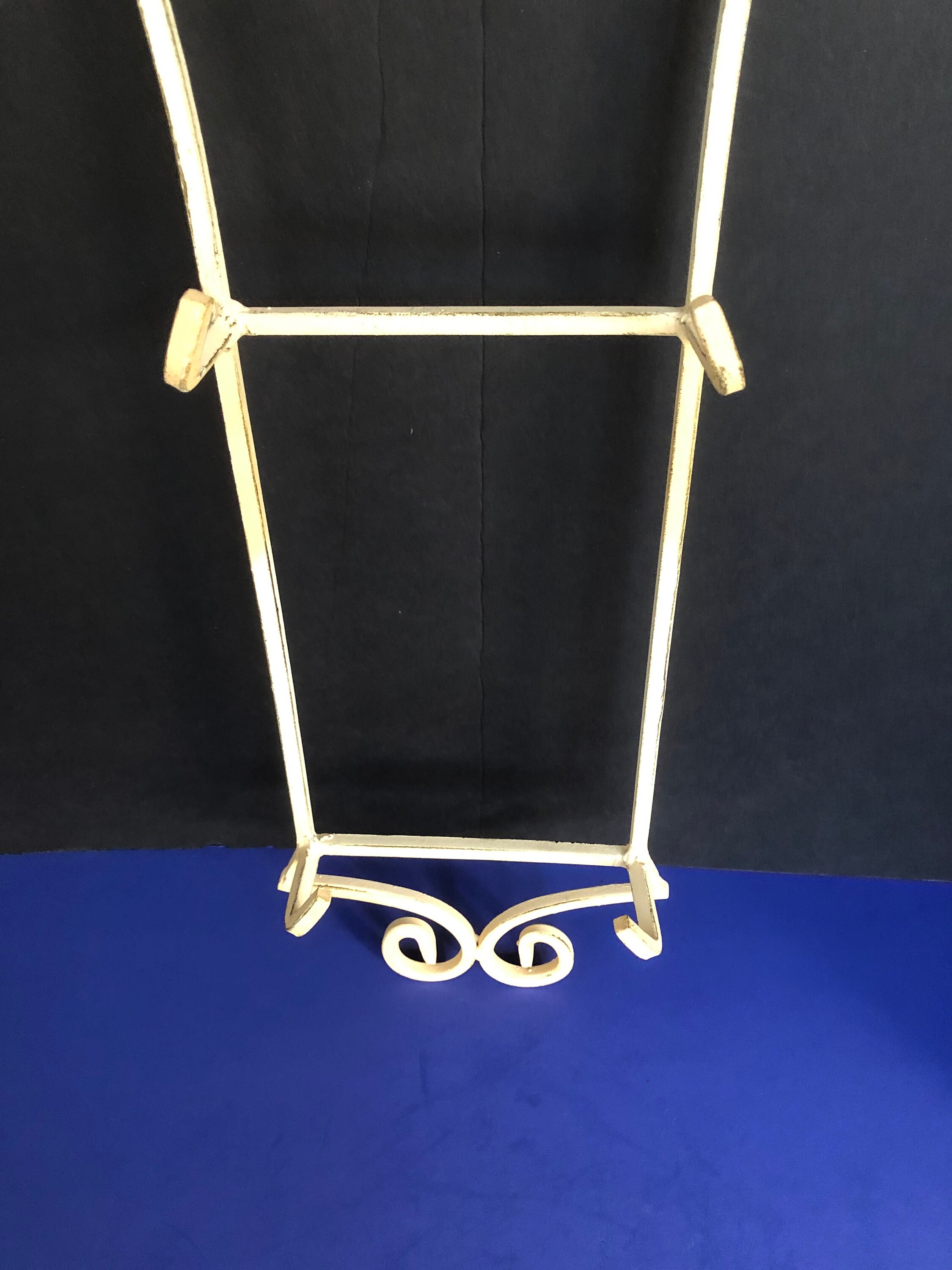 Plate Display Vintage Wrought Iron Plate Hanger Hand Etsy