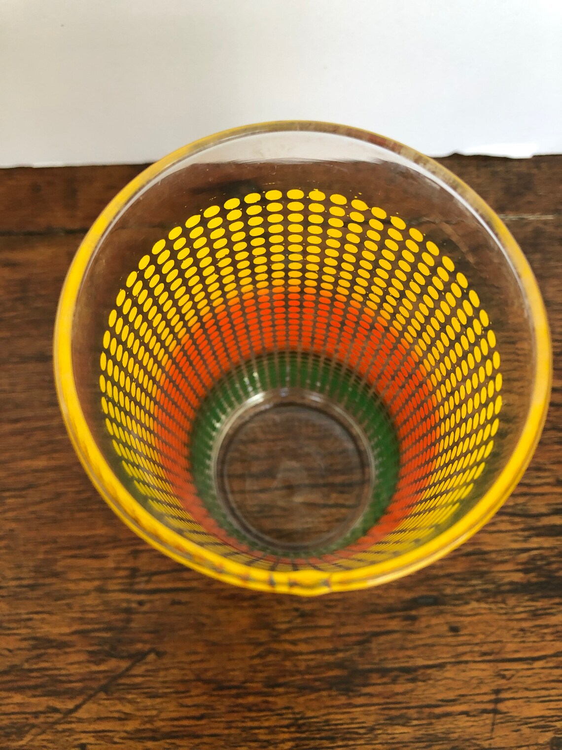 Stripped Glassware Vintage MCM Bar Cart Accessory Ice Tea Etsy