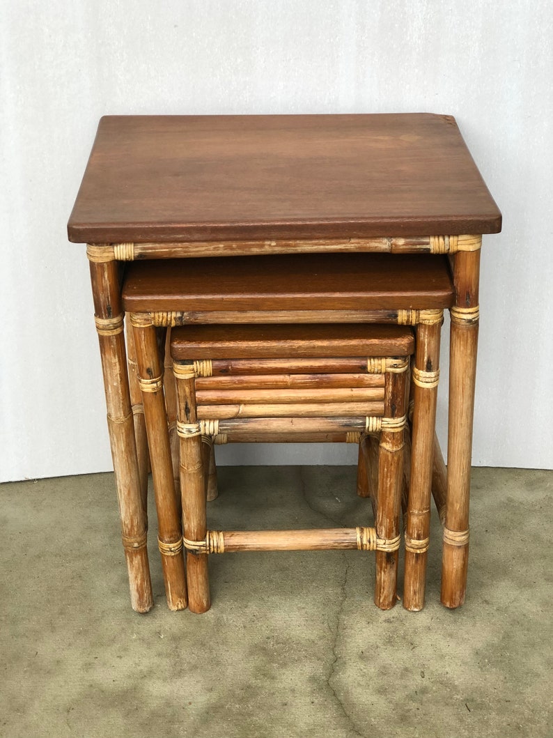 bamboo nesting tables bamboo nesting tables