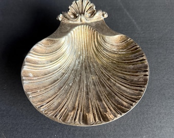 Sheffield England Footed Shell Candy Dish