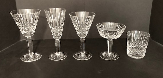 Waterford Crystal, Classic, Maeve Pattern, Etched Mark, Water Goblet,  Claret, Flute, Champagne, Old Fashion, OPEN STOCK Sold Separately -   Canada