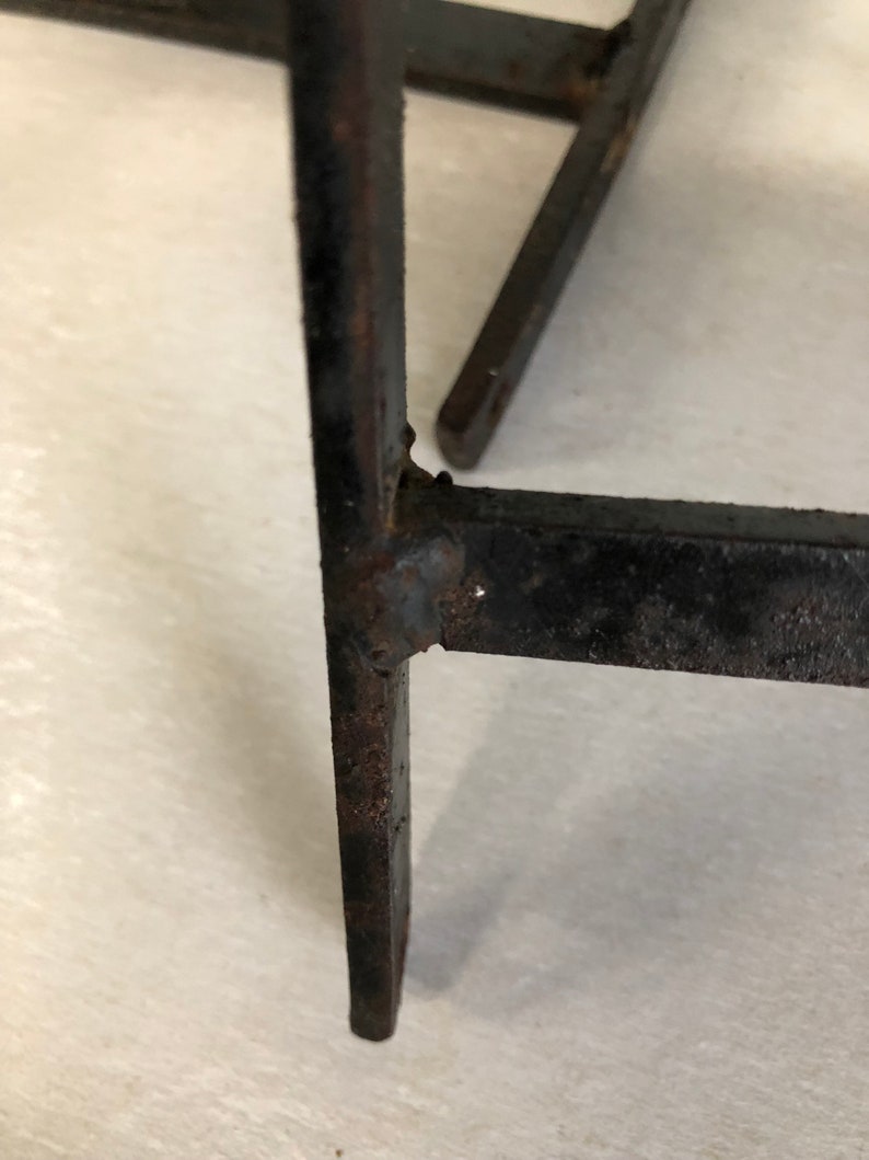 Vintage Wrought Iron Shelf Brackets Pair Plant Hook Etsy