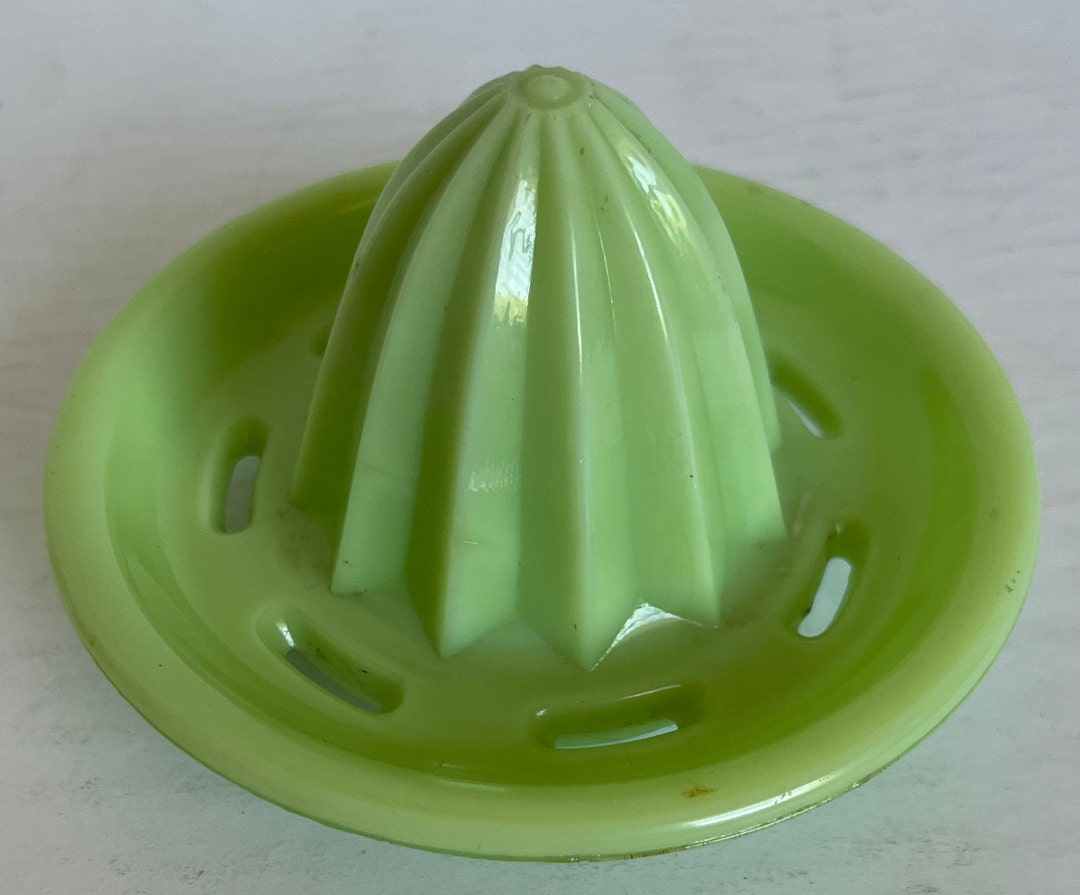 Jadeite,antique Juicer, Reamer, Uranium Glow, Original Glass Etsy