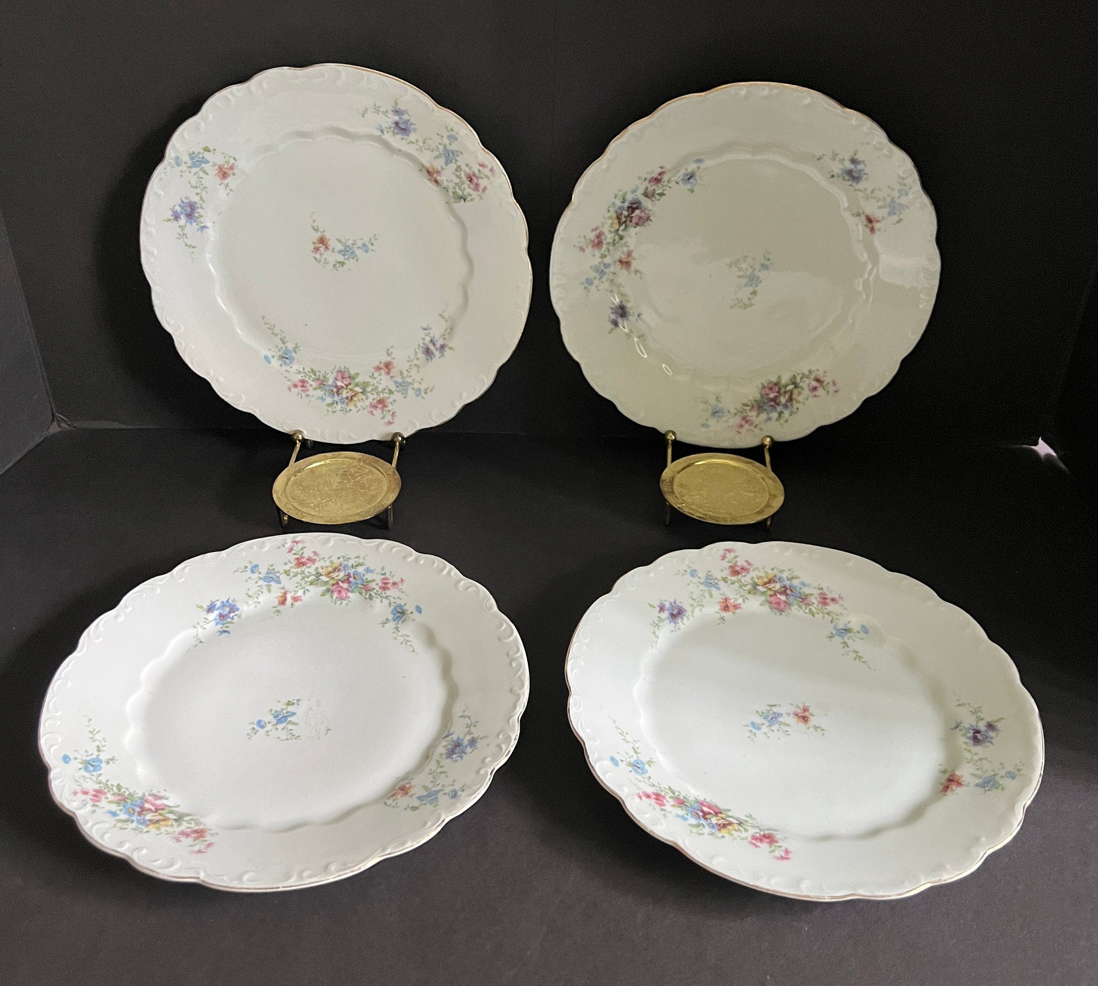 L S & S Carlsbad, Austria, China, Salad Plates, Sold as Set - Etsy