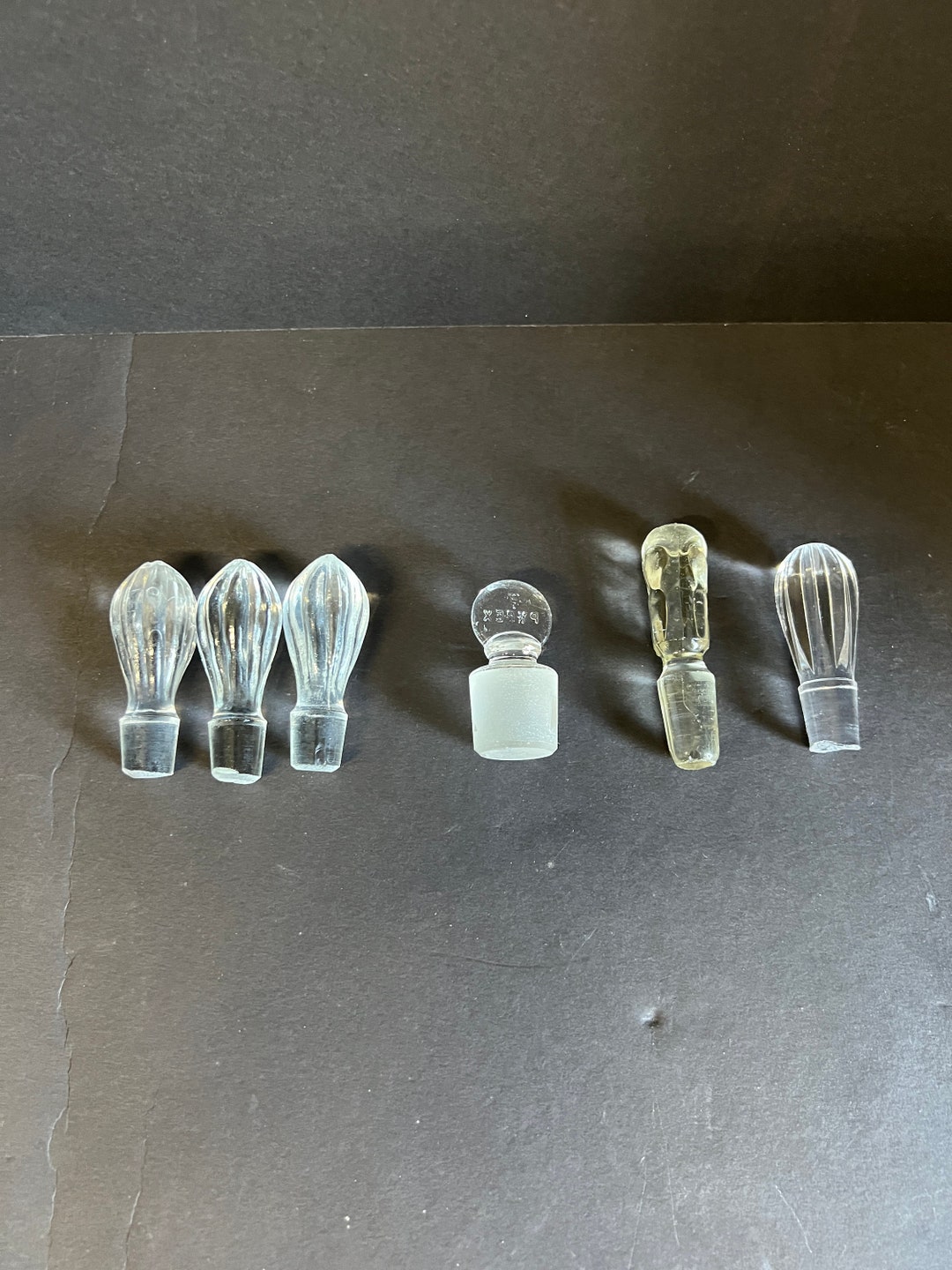 Decanter Stoppers, Chrystal, Antique, Replacement Stoppers, Cruet