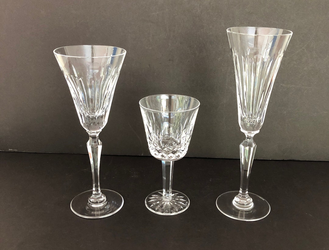 Waterford, Wedgwood, Crystal Stemware, Pattern Tiara, Wine, Champaign