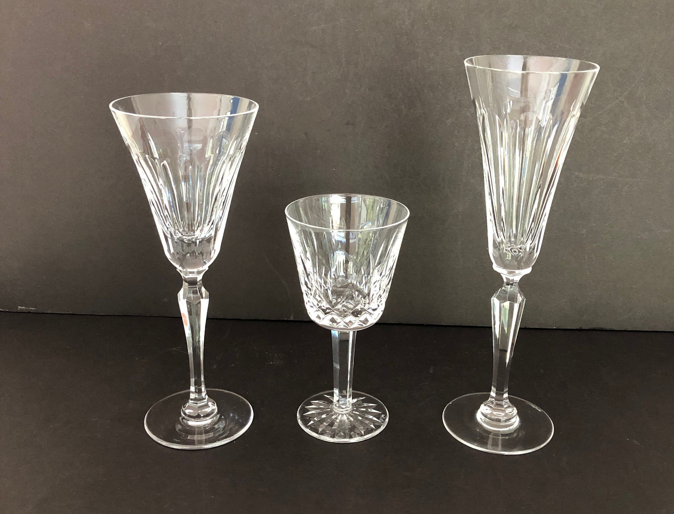 Waterford Wedgwood Crystal Stemware Pattern Tiara Wine Etsy.de