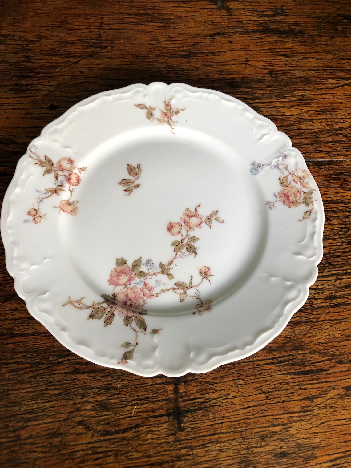 Haviland Limoges China Rose Pattern Antique Discontinued Etsy