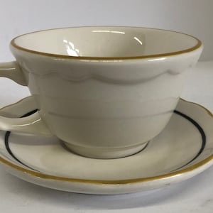 Buffalo Vitrified China, Restaurant China, Cup & Saucer,Open Stock,Very Heavy, Thick,Sturdy,