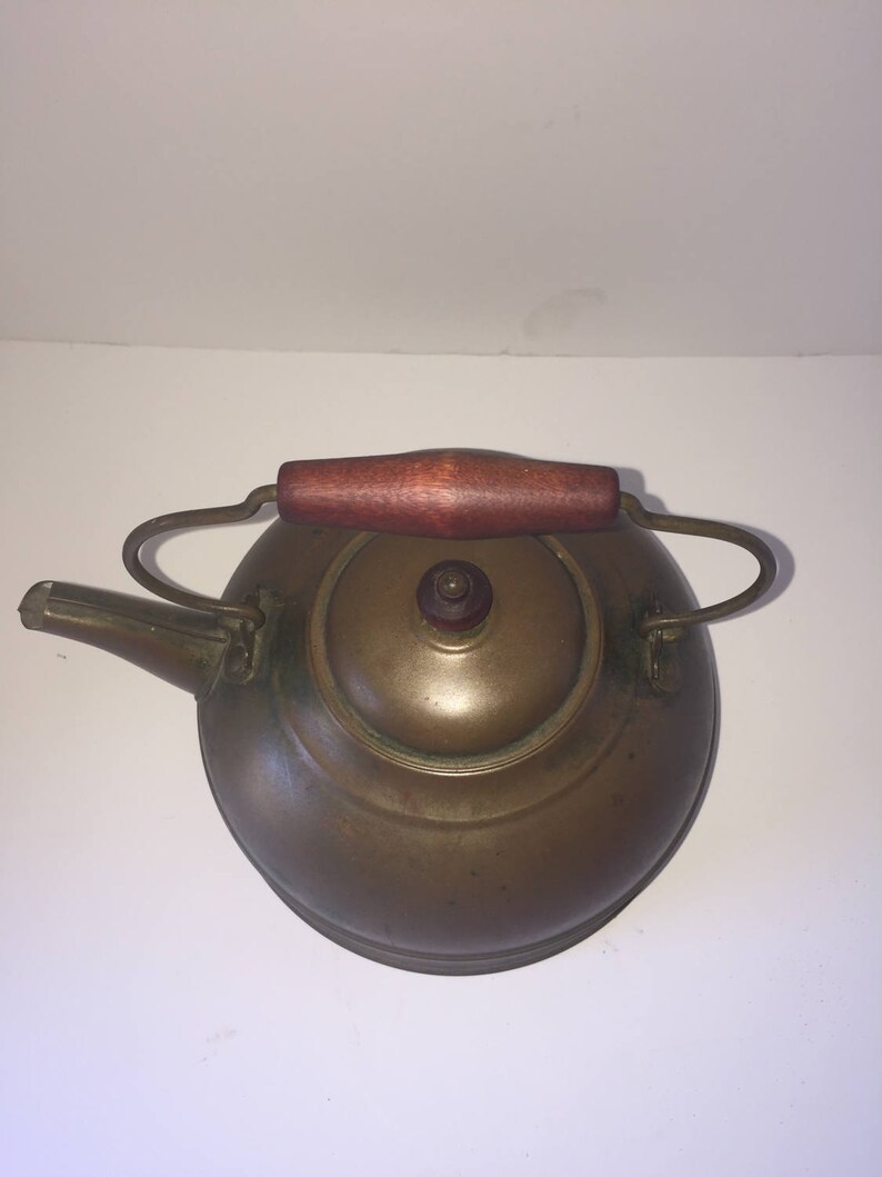 Copper Tea Kettle Antique Revere Ware 1 Quart Tea Kettle Etsy