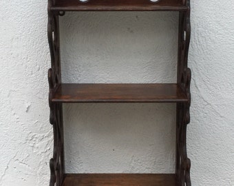 Antique Wall Hanging What Not Shelf