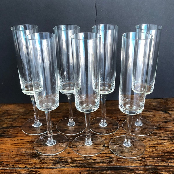 Crystal Champagne Flutes Etsy