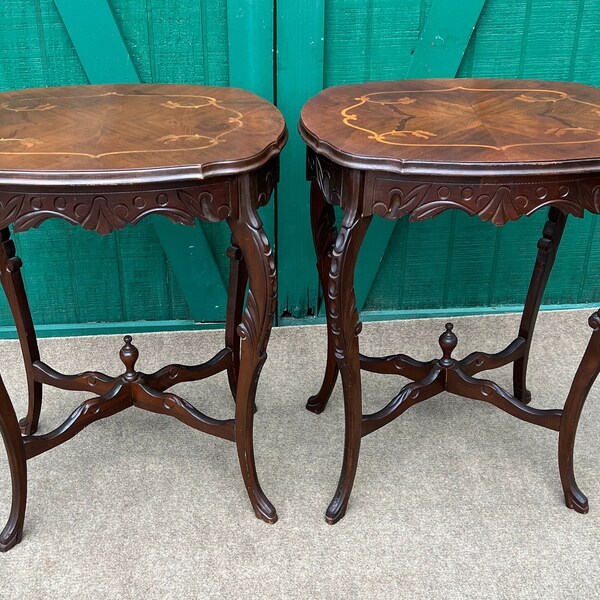 Antique End Table Etsy