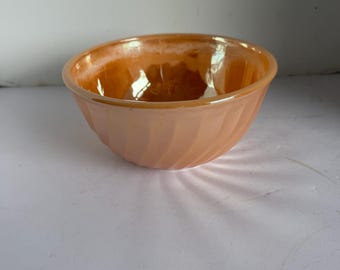 Anchor Hocking, Fire King Oven Ware, Peach Luster, Orange,