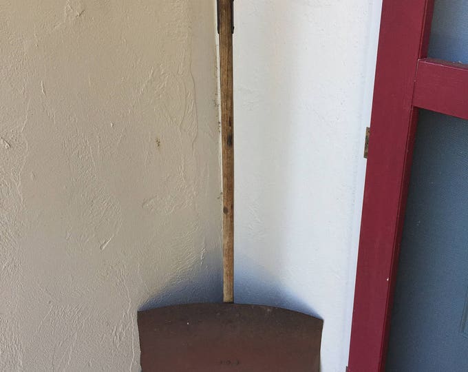 Snow Shovel Steel Snow Shovel Antique Snow Shovelwood Etsy