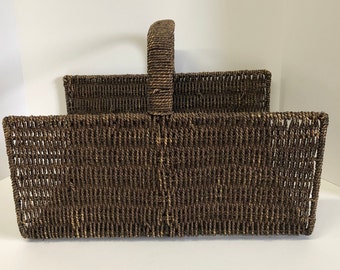 Fireplace Wood Carrying Basket,Magazine Storage Basket