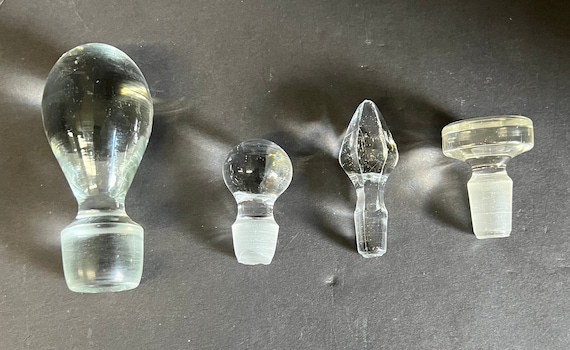 Decanter Stoppers, Chrystal, Antique, Replacement Stoppers, Cruet, Vinegar Bottles, Wine Bottle, Glassware Stopper, Bottle Top, OPEN STOCK