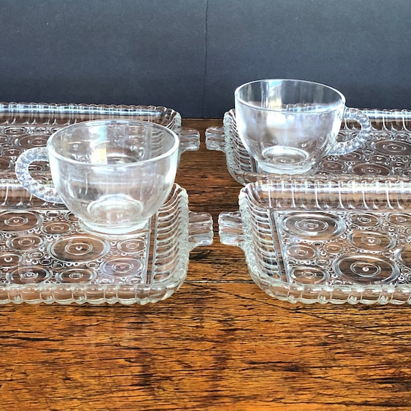 Vintage Snack Plates Etsy