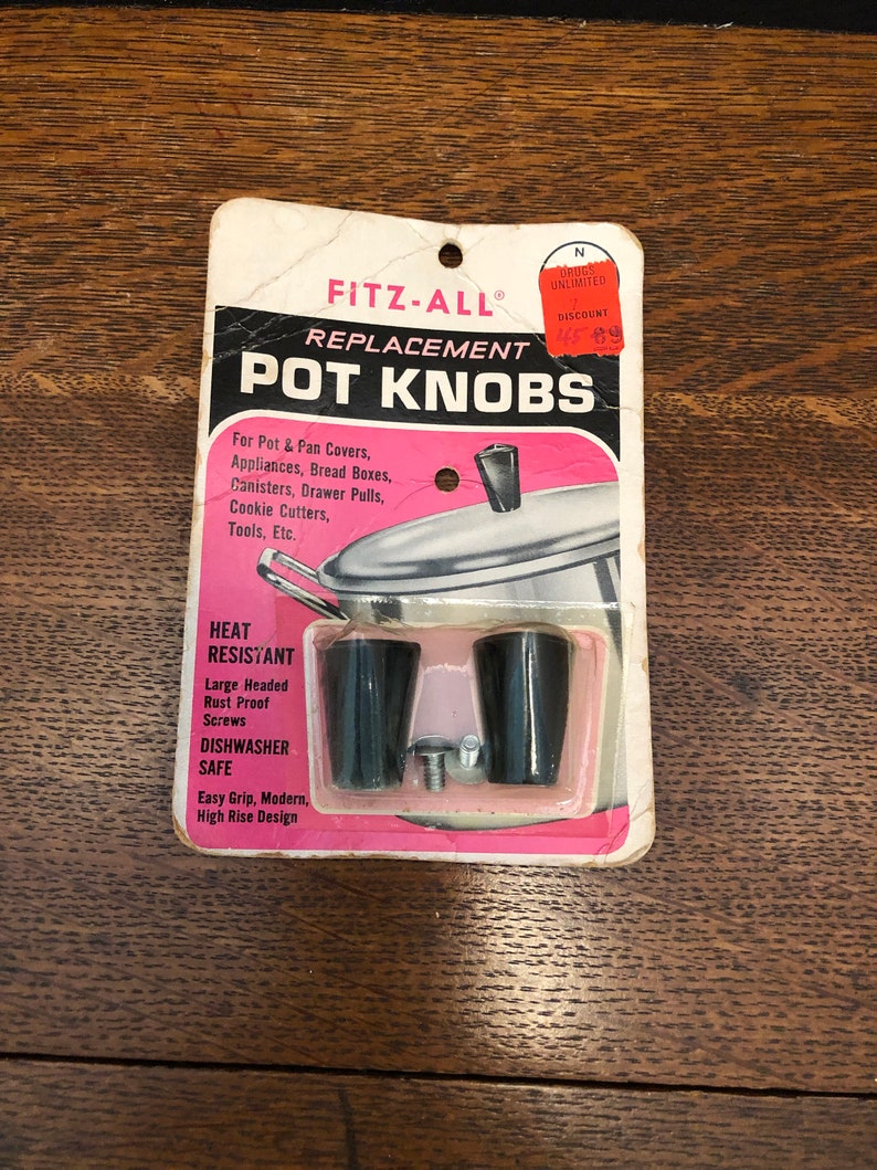 Fitzall Replacement Pot Knobs Tops Mfg. Company Kitchen Etsy