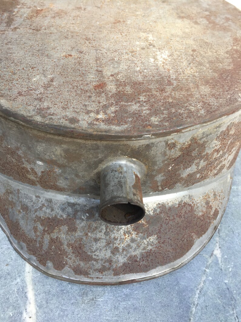 Bed Pan Hand made bed pan Photo Prop bed pan Rusty Crusty Etsy