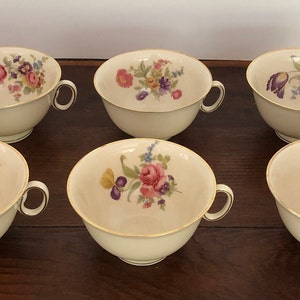 Hutschenreuther Vintage China Cups, Open Stock , Germany