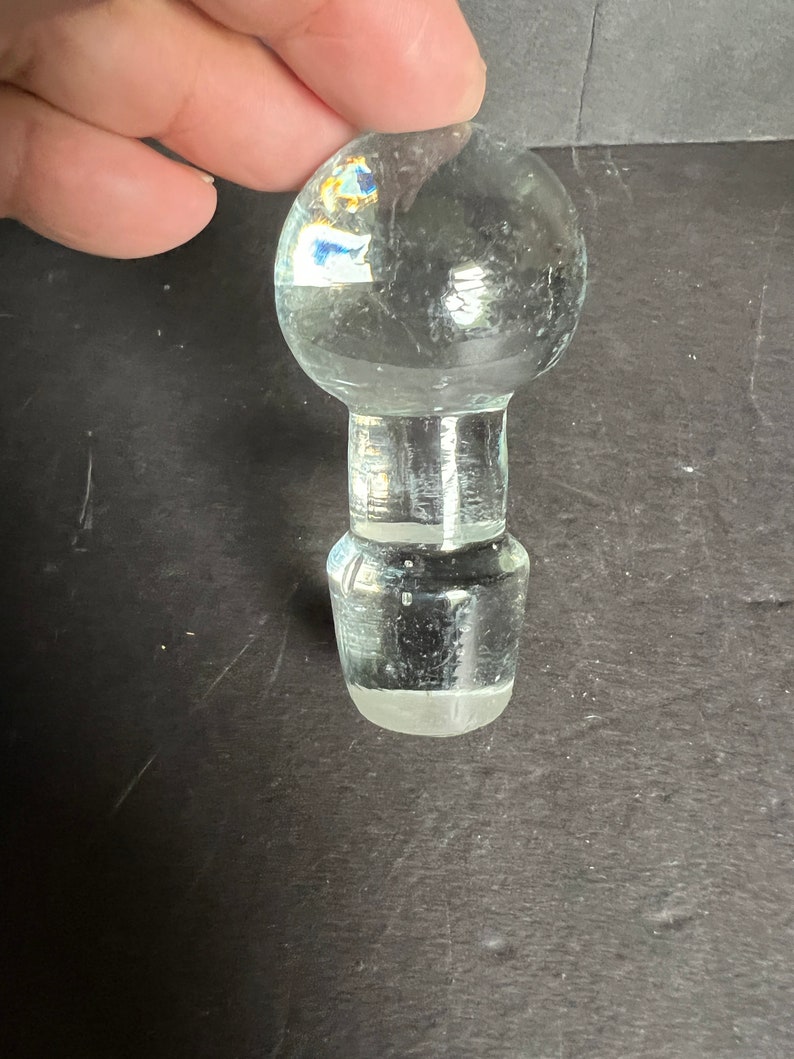 Decanter Stoppers Chrystal Antique Replacement Stoppers Etsy