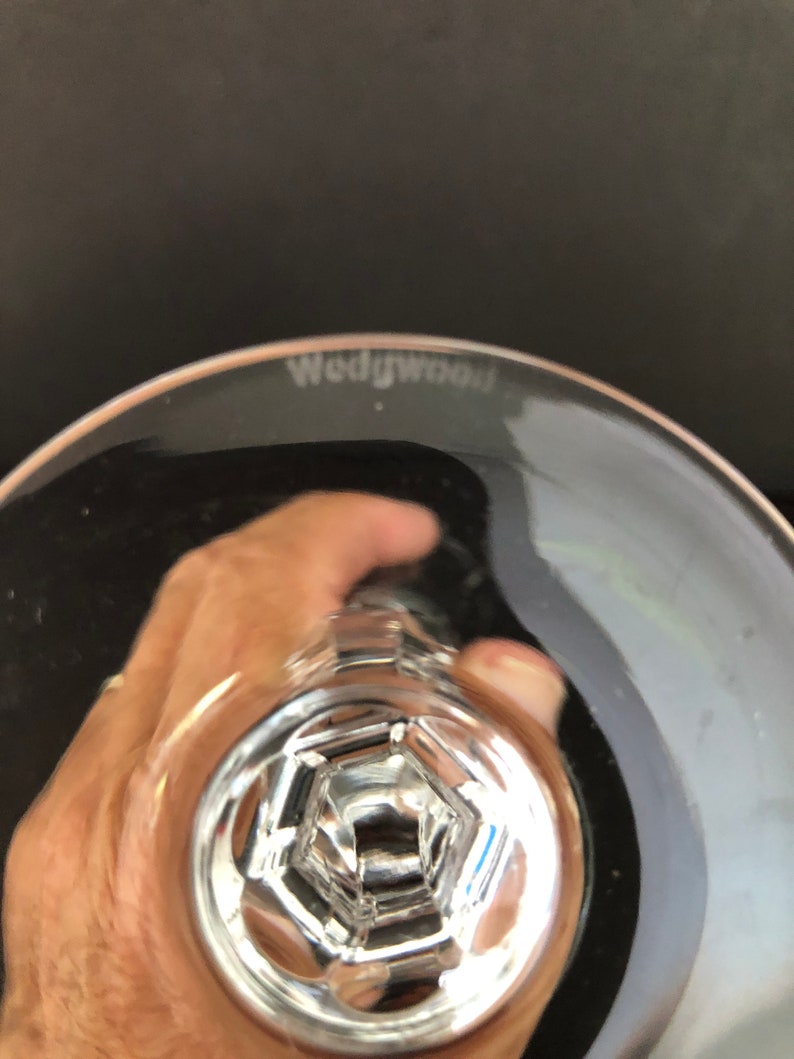 Waterford Wedgwood Crystal Stemware Pattern Tiara Wine Etsy