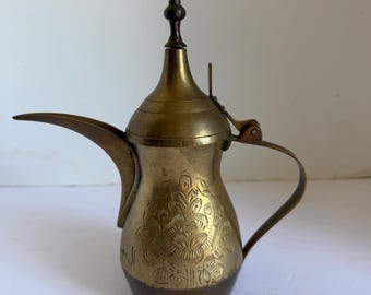 Dallah,  Arabic, Coffee Pot, Artist Signed