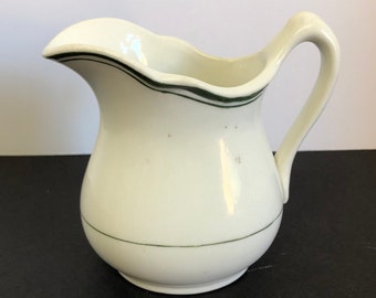 Warwick  Ironstone Pitcher, Milk Pitcher, Restaurant Ware