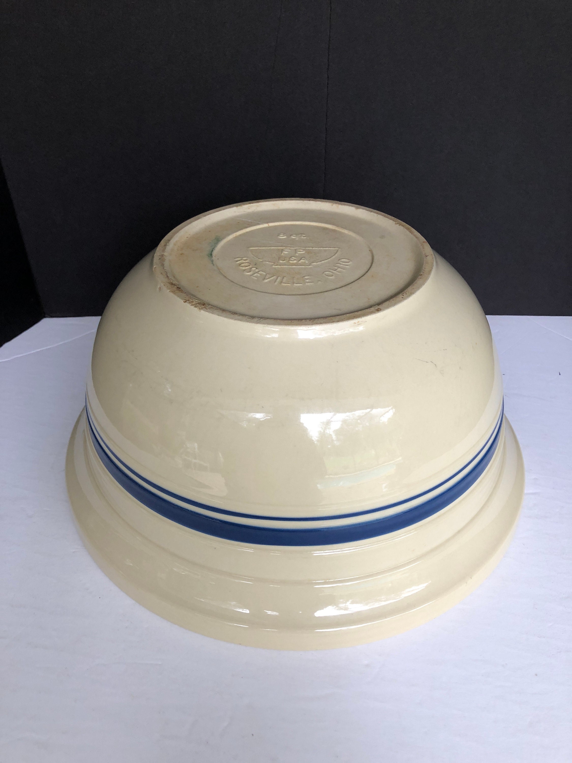 Friendship Bowl Roseville Ohio 6 and 8 Quart Mixing Bowls Etsy